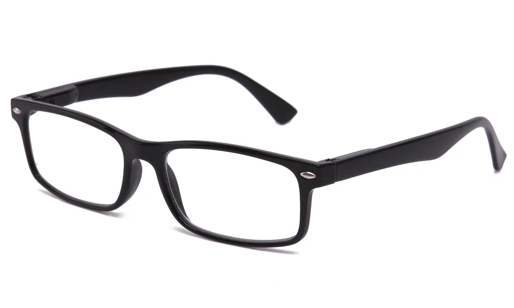 Clear Lens 2 Pack Simple Style No Logo Non Prescription Sleek Frame Glasses