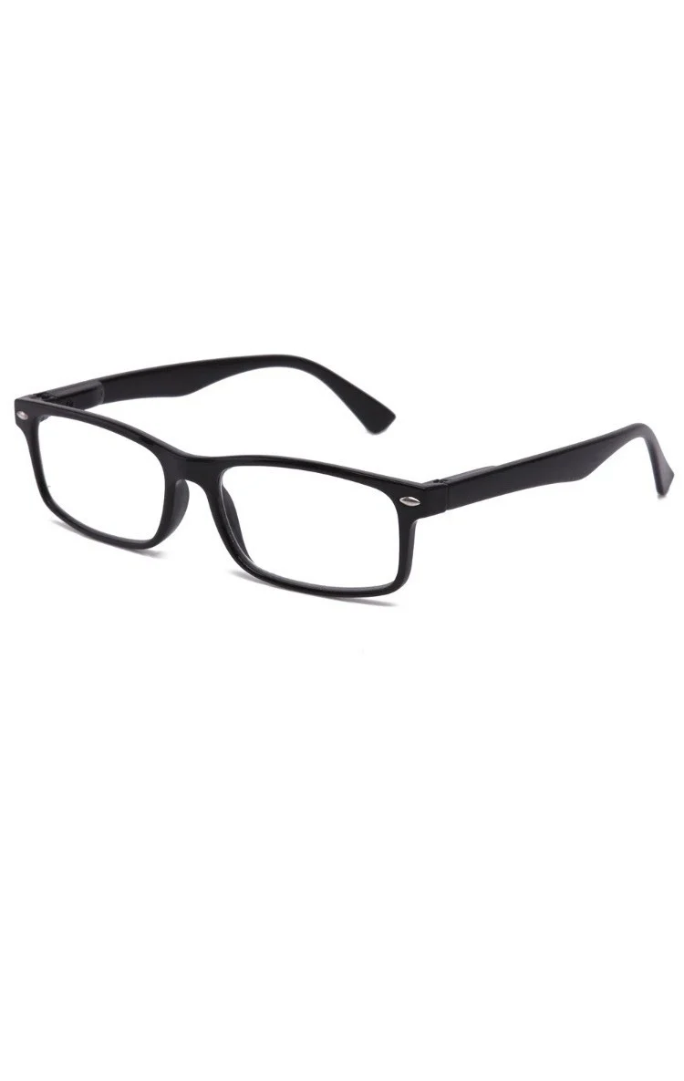 Clear Lens 2 Pack Simple Style No Logo Non Prescription Sleek Frame Glasses 3
